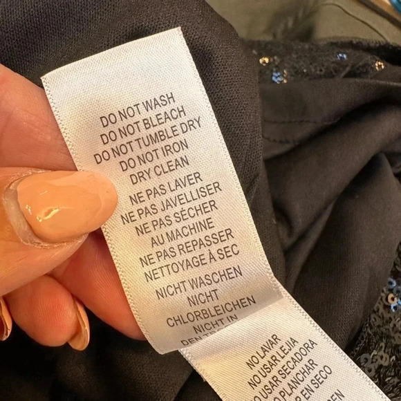 Aidan by Aidan Mattox Cap Sleeve Sequin Plunging Cocktail Dress Size 6 NWT - Picture 11 of 15